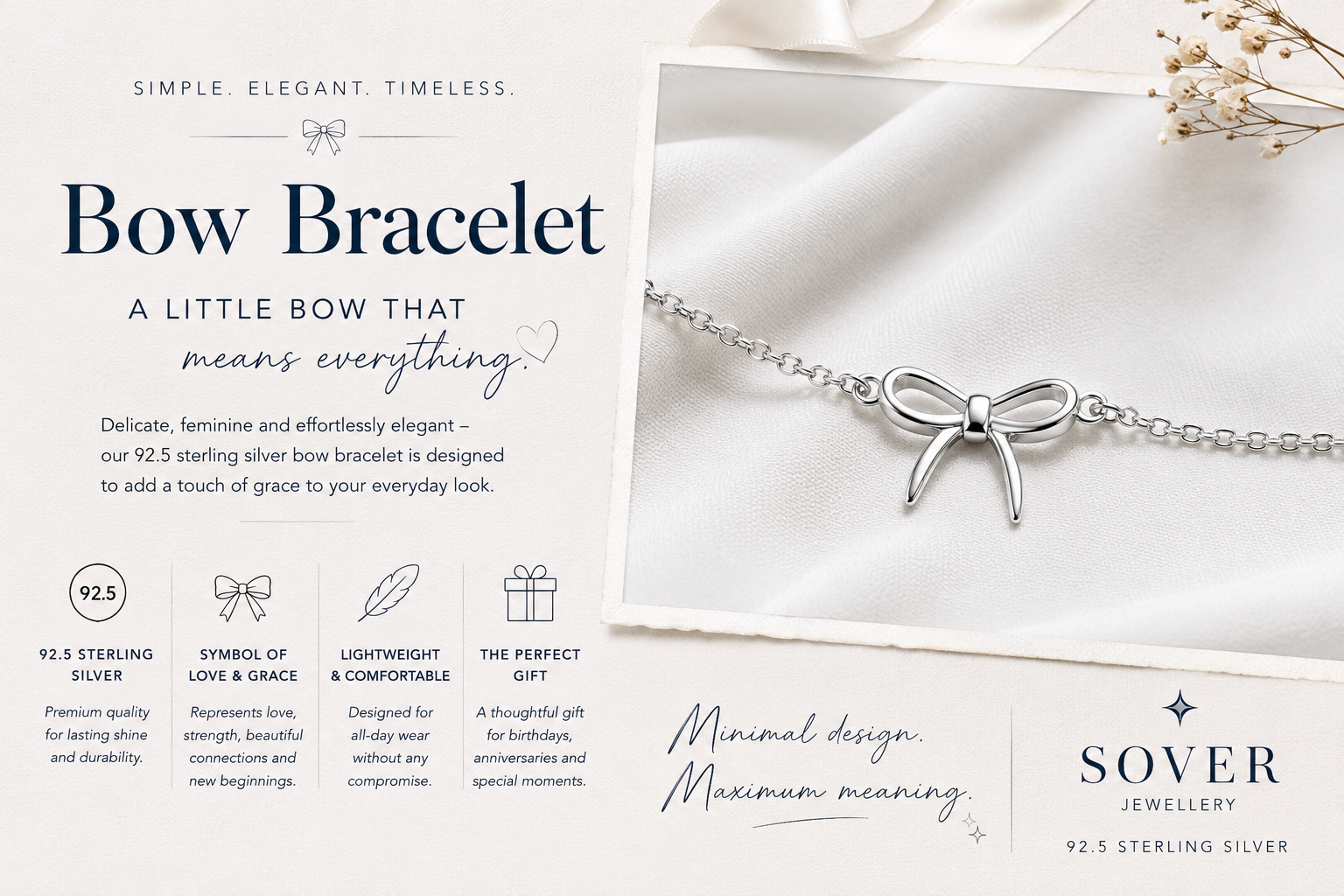 SOVER Silver Bow Bracelet: The One Piece Your Wrist Has Been Waiting For Sover jewellery