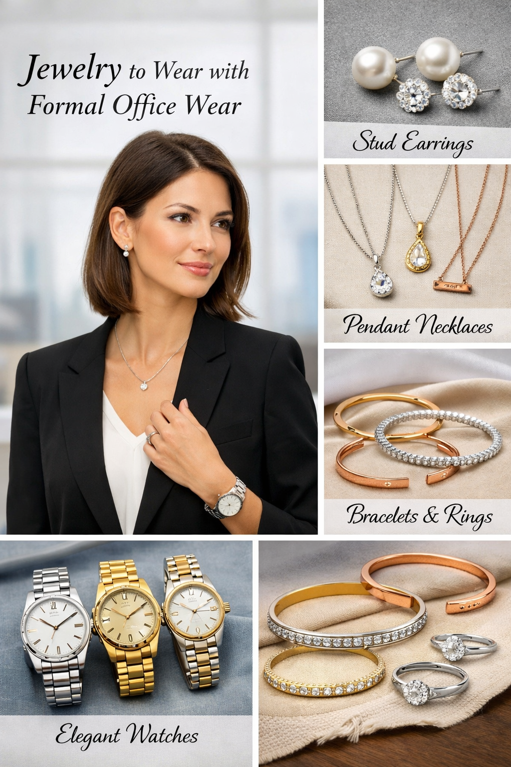 What Jewelry to Wear with Formal Office Wear: The Professional Style Guide