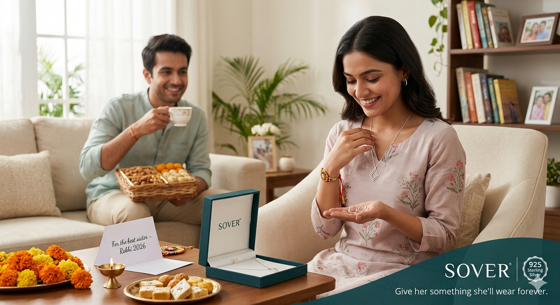 Why Is Silver Jewellery the Most Meaningful Raksha Bandhan Gift in 2026? Sover jewellery