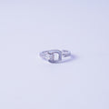 Silver Keystone Ring - Sover jewellery