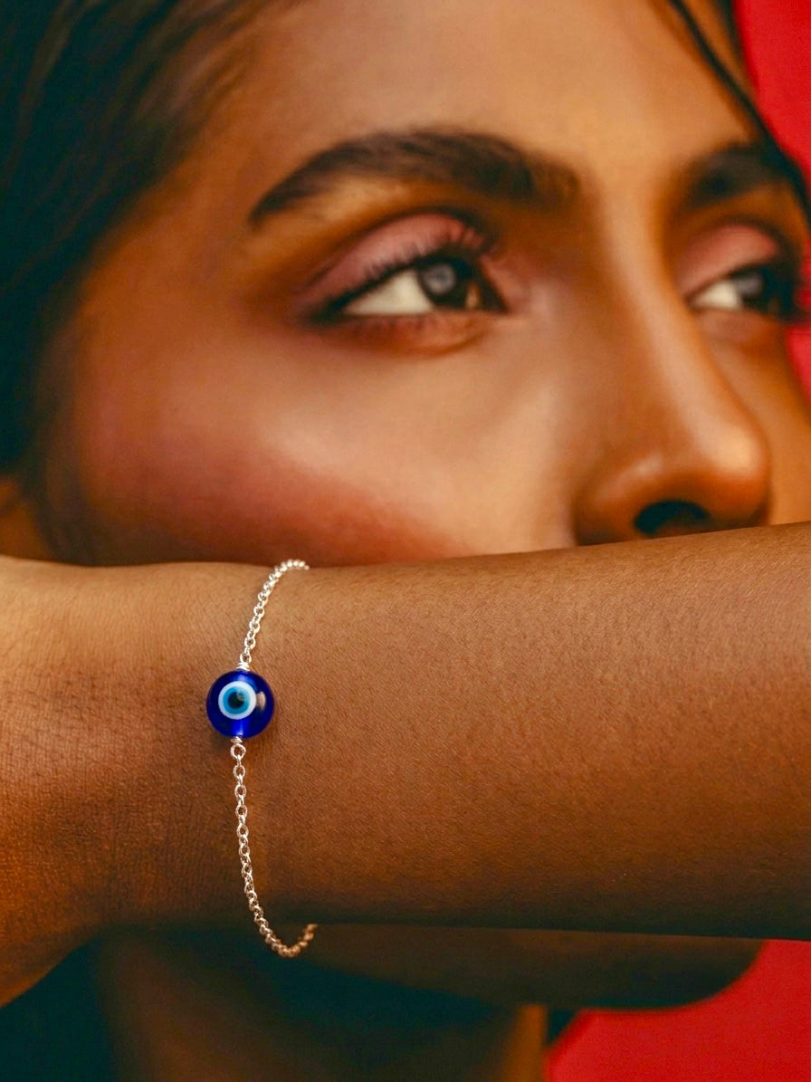 Silver Evil Eye Bracelet My Store