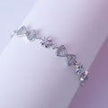 Silver Infinity Bloom Bracelet