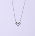 Silver Sweet Knot Charm Necklace - Sover jewellery